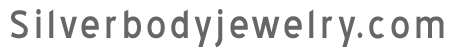 Silver body jewelry